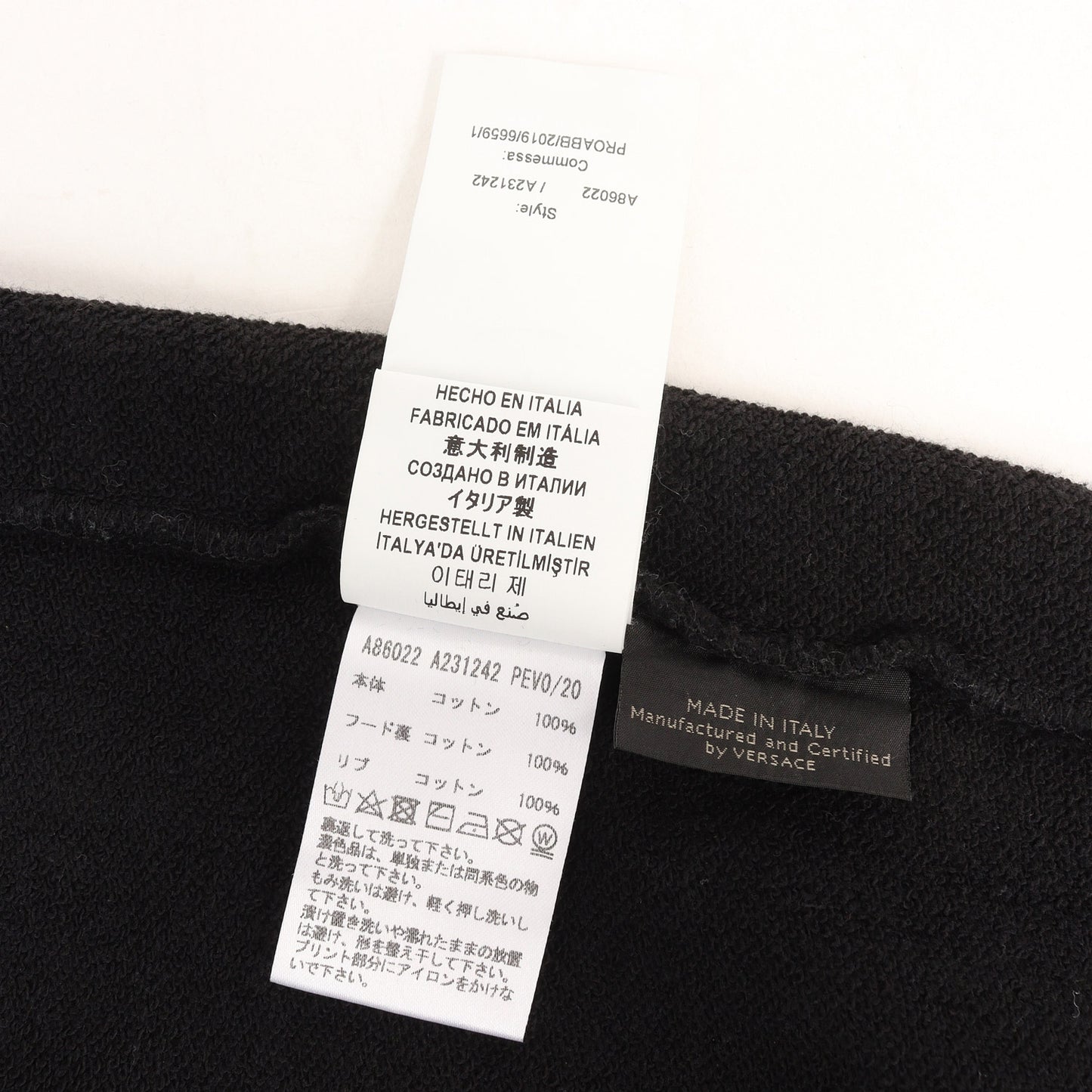20AW グラフィック ロゴ スウェット パーカー (VERSACE HOME SIGNATURE HOODIE)