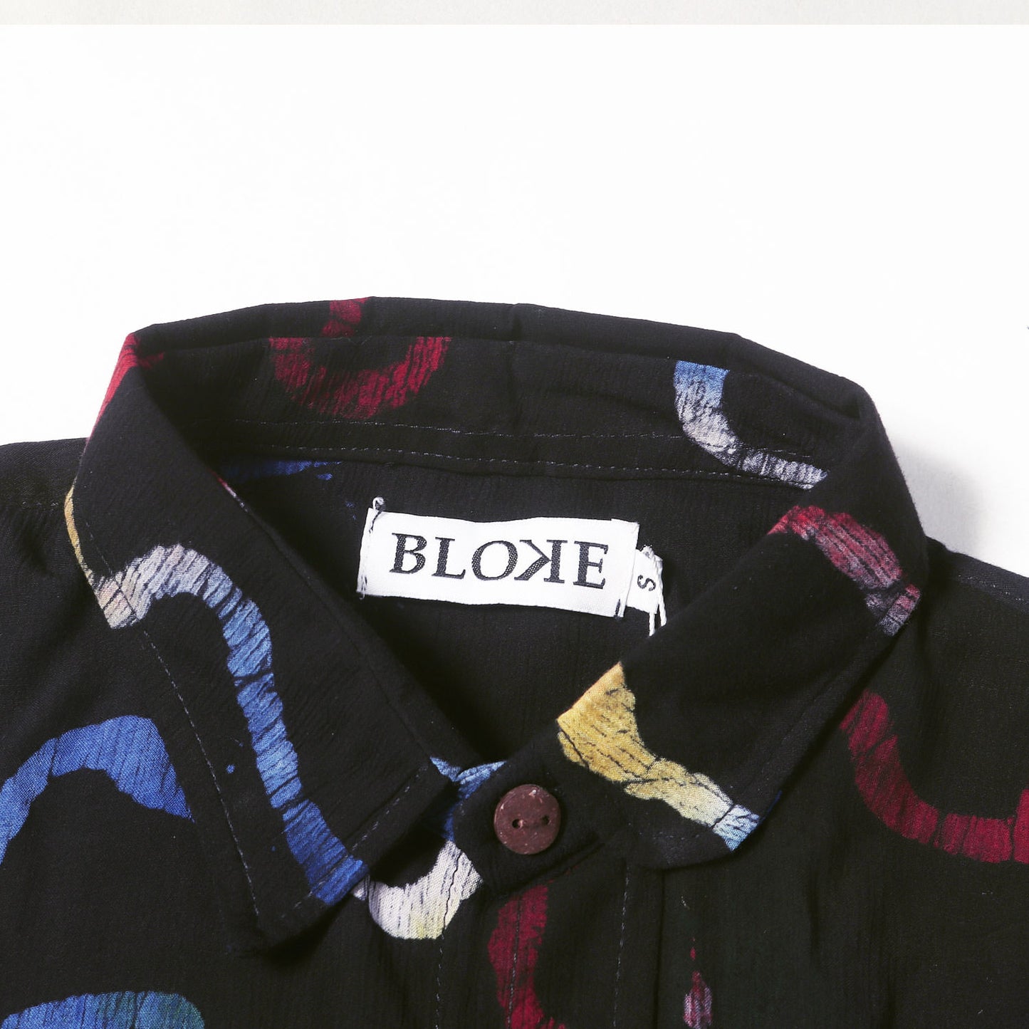 ハンドダイ ジオメトリック 2B シャツ (HAND DYED SHIRT)