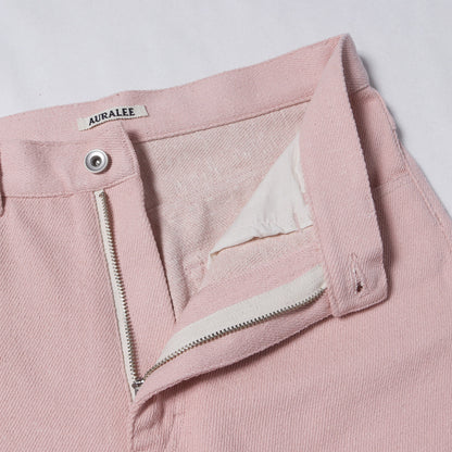 26SS シルクネップ カラーデニム パンツ (SILK NEP DENIM 5P WIDE PANTS)