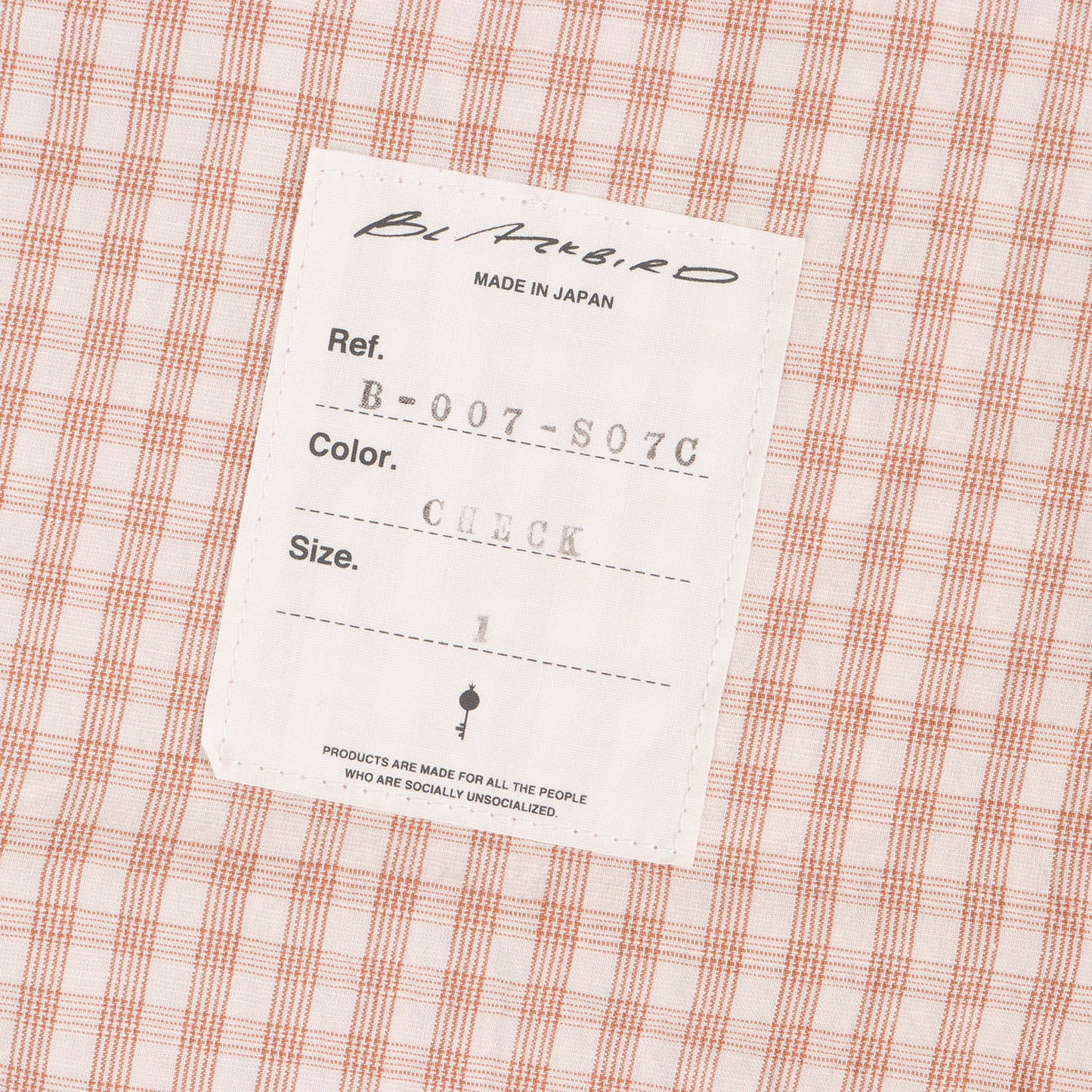 26SS チェック コットン トワルシャツ (toile shirt)