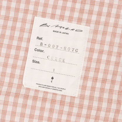 26SS チェック コットン トワルシャツ (toile shirt)