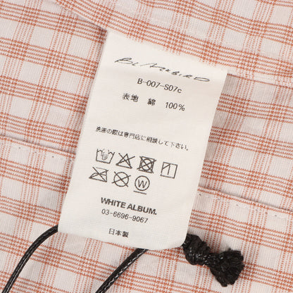 26SS チェック コットン トワルシャツ (toile shirt)