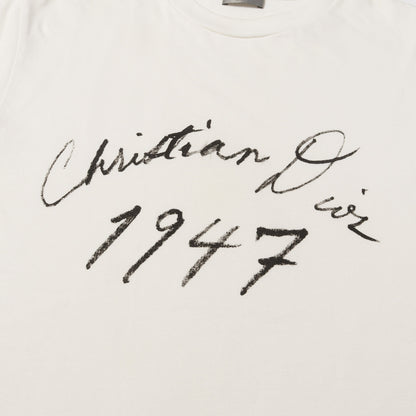 24AW Handwritten Christian Dior Tシャツ