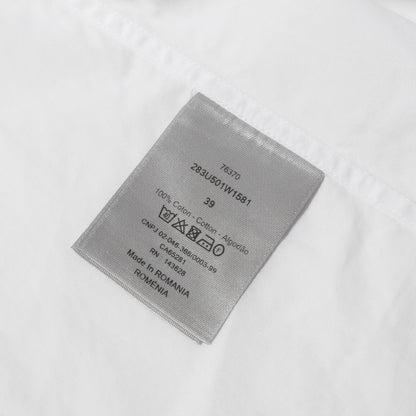 CDロゴ刺繍 フライフロント ブロード ドレスシャツ / Uniforme