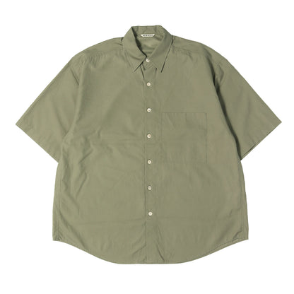 26SS ハーフスリーブ シャツ (WASHED FINX TWILL BIG HALF SLEEVED SHIRT)