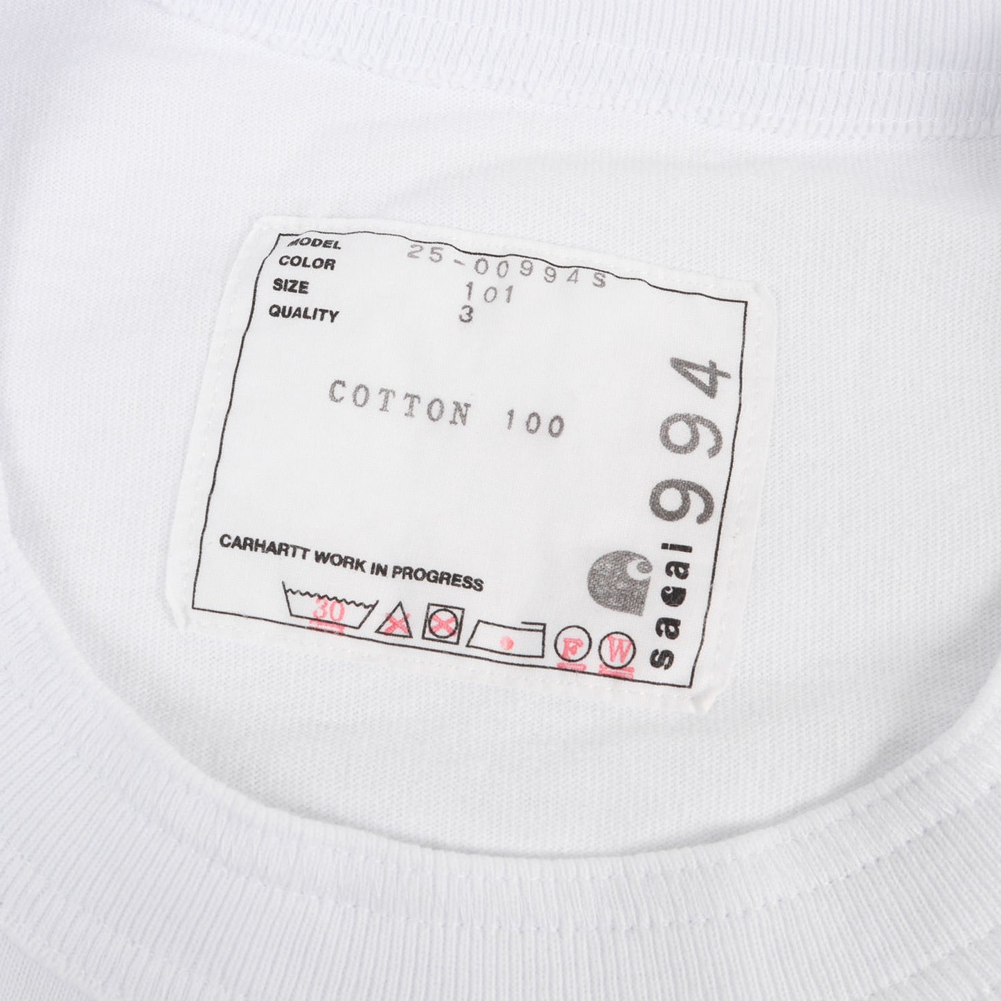 25AW × Carhartt WIP フェイクレイヤード 長袖 Tシャツ (Cotton Jersey L/S T-Shirt)