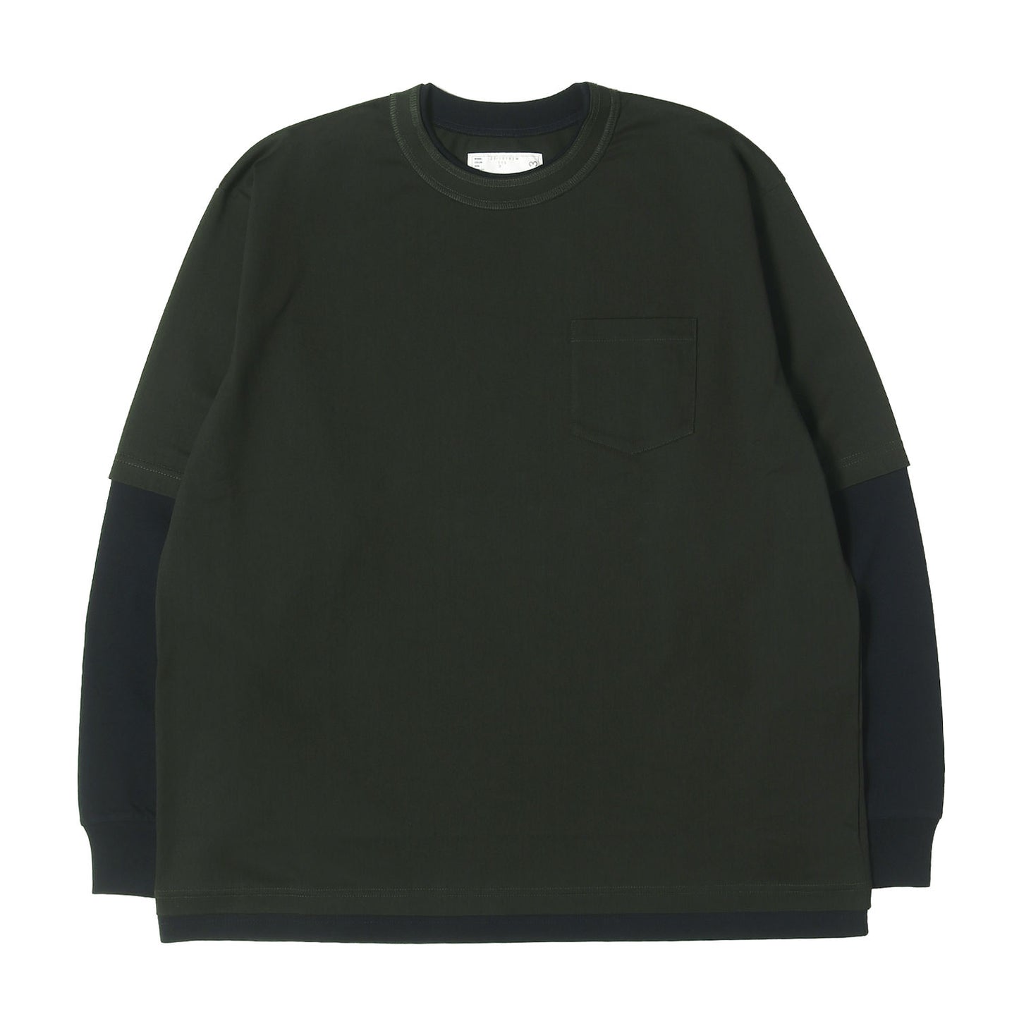 25SS ツートーン バイカラー 長袖 Tシャツ (two-tone T-shirt)