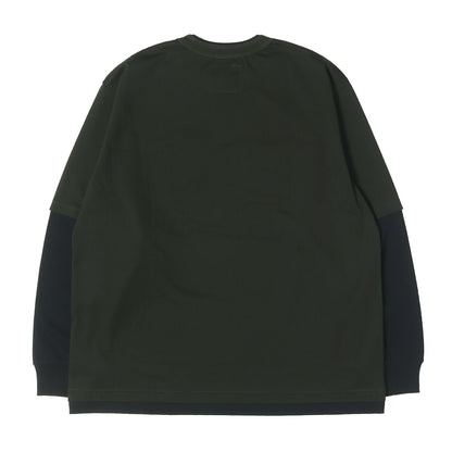 25SS ツートーン バイカラー 長袖 Tシャツ (two-tone T-shirt)