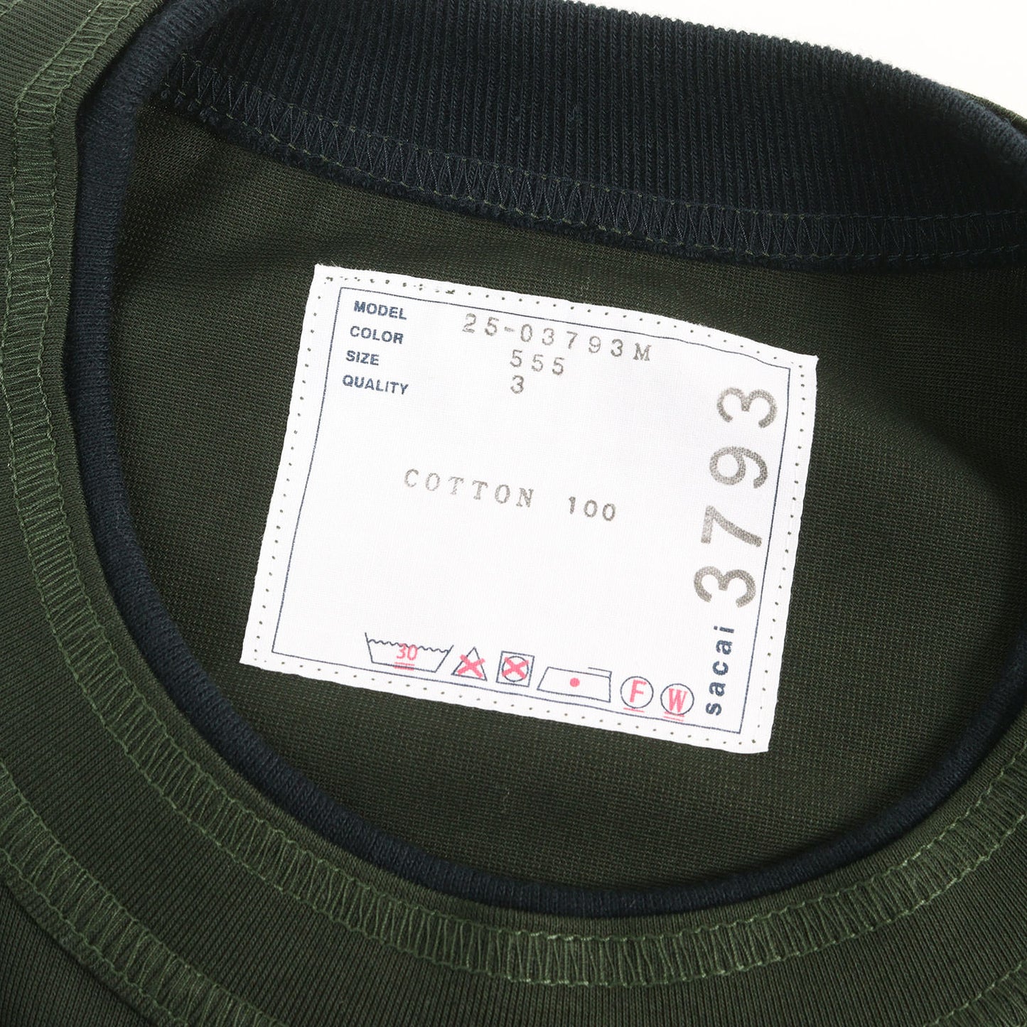 25SS ツートーン バイカラー 長袖 Tシャツ (two-tone T-shirt)