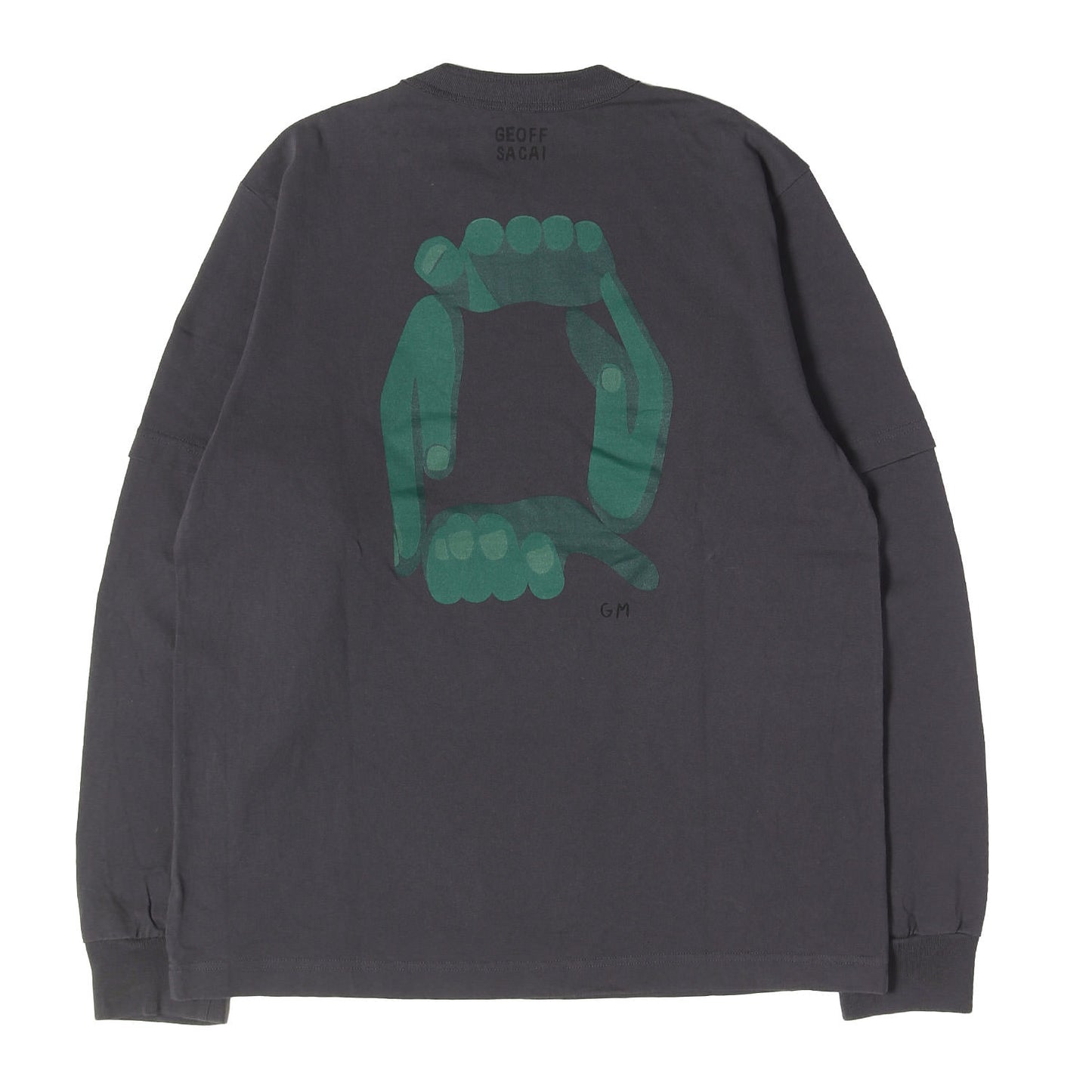 26SS × Geoff McFetridge グラフィック ロゴ 長袖 Tシャツ (geoff sacai by Geoff Mcfetridge Print L/S T-Shirt)