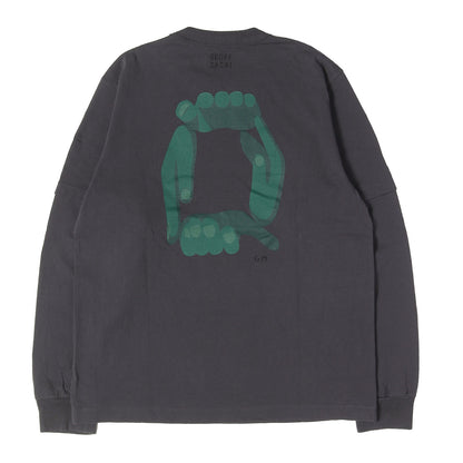 26SS × Geoff McFetridge グラフィック ロゴ 長袖 Tシャツ (geoff sacai by Geoff Mcfetridge Print L/S T-Shirt)