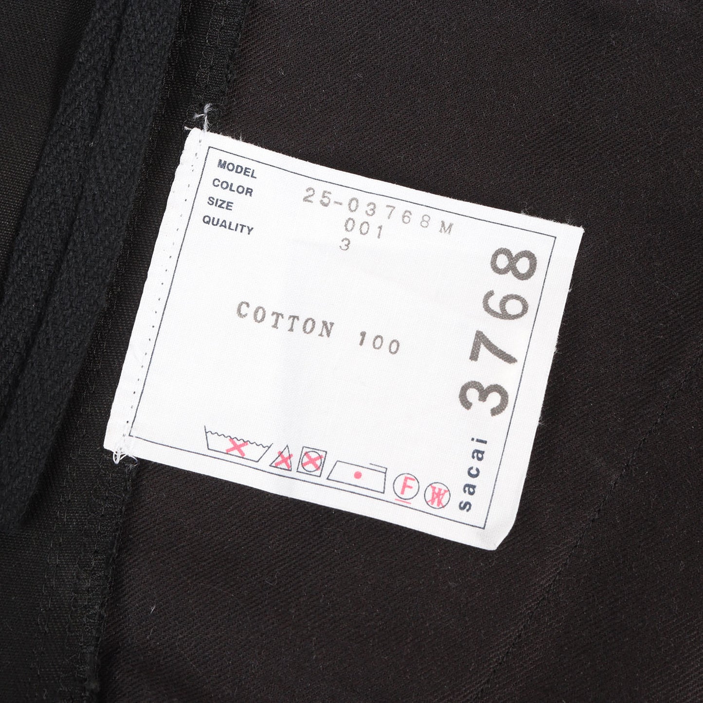 25AW チノ カーゴパンツ (Cotton Chino Pants)