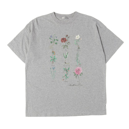 24SS フラワープリント コットンスラブ Tシャツ (Floral Print Cotton Slub T-Shirt)