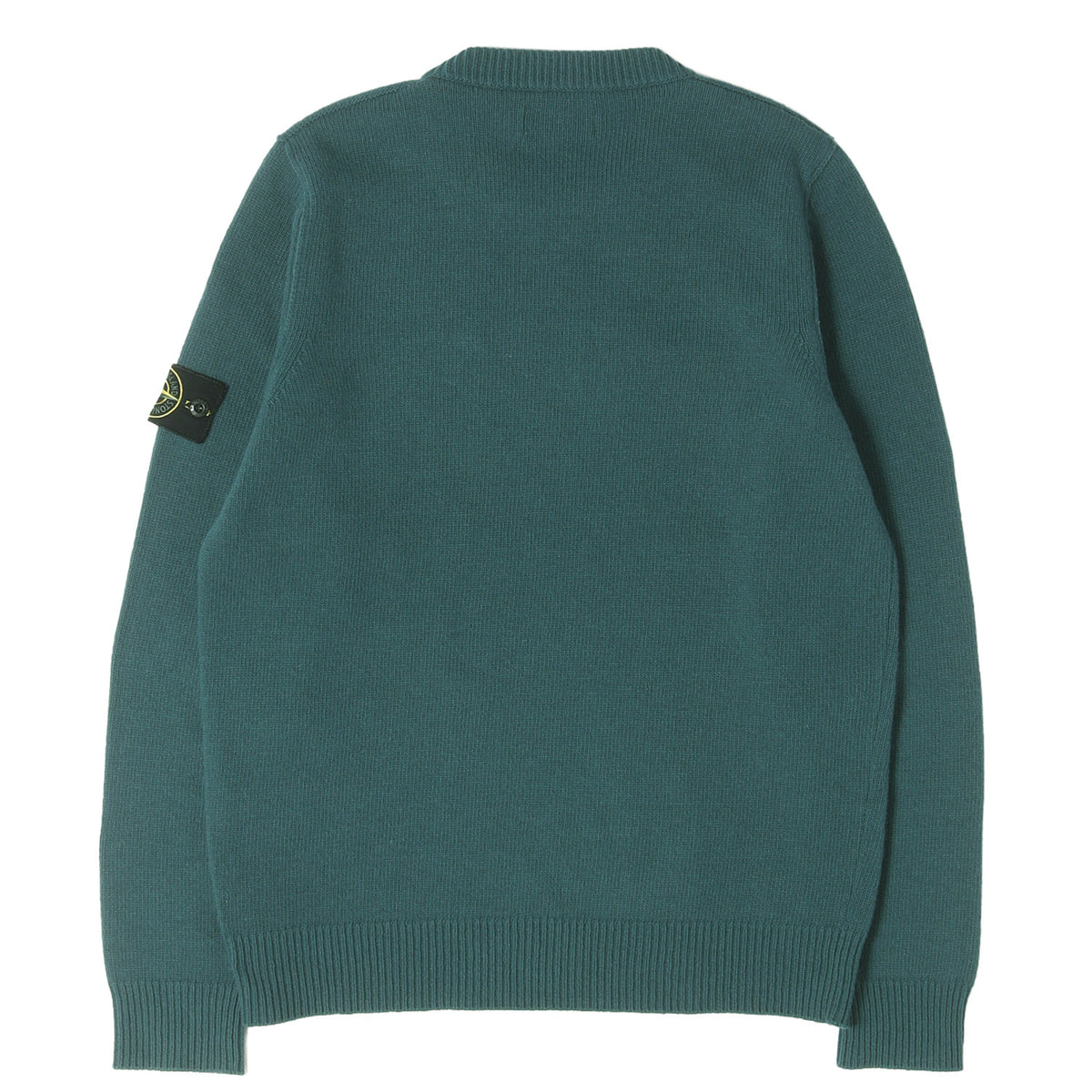 23AW コンパスパッチ ニット セーター (Crewneck sweater with stitch details)