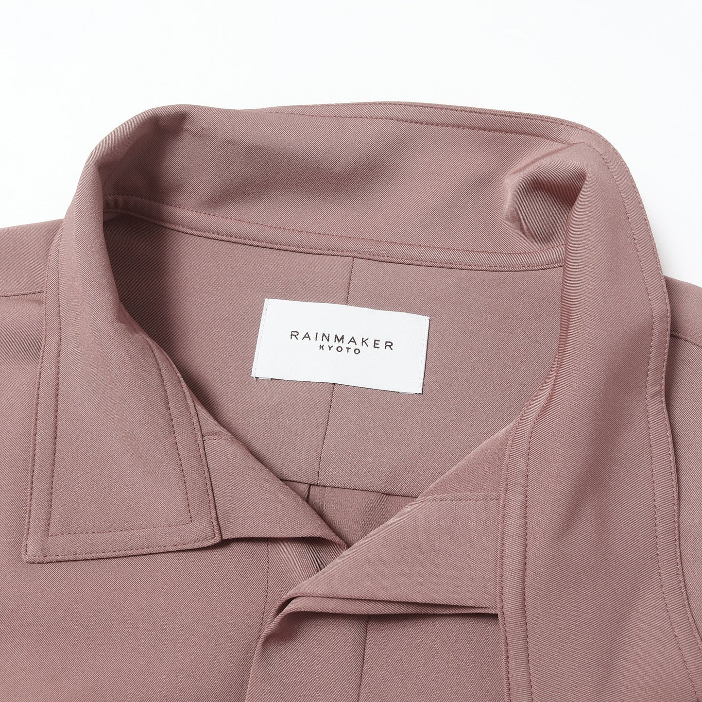 22AW ハイネック スタンドカラー シャツ (HIGH-NECK COLLAR SHIRT)