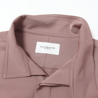 22AW ハイネック スタンドカラー シャツ (HIGH-NECK COLLAR SHIRT)