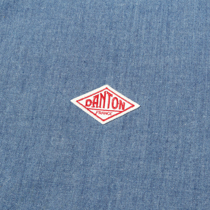 21SS 丸えり シャンブレー プルオーバー 半袖 シャツ (ROUND COLLAR P.O SHIRT S/S) / MADE IN JAPAN