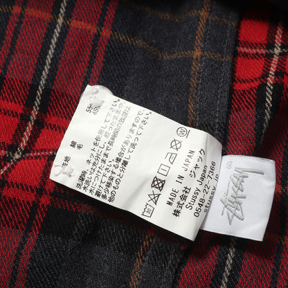 タータンチェック ボタンダウン フランネル シャツ
