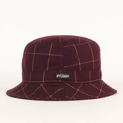 ウインドーペンチェック バケットハット (Window Pane Bucket Hat)