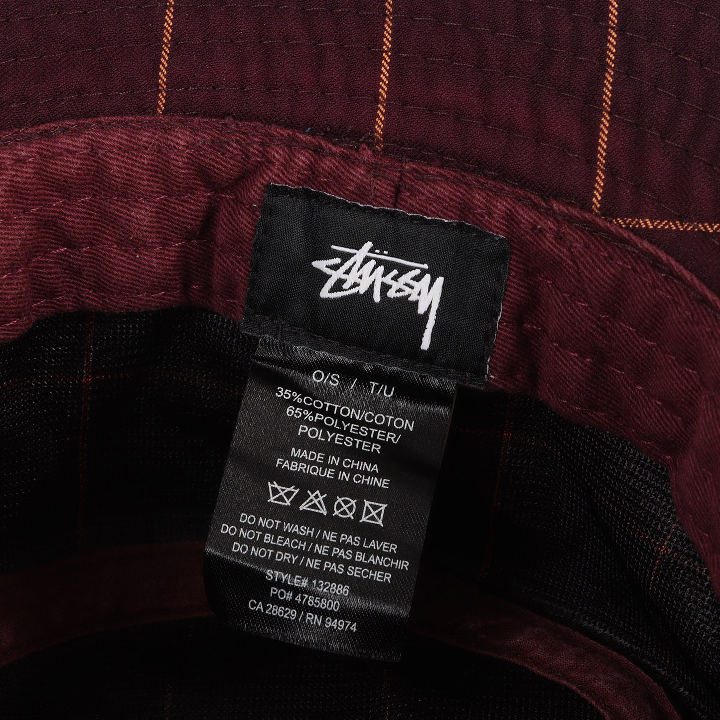 ウインドーペンチェック バケットハット (Window Pane Bucket Hat)