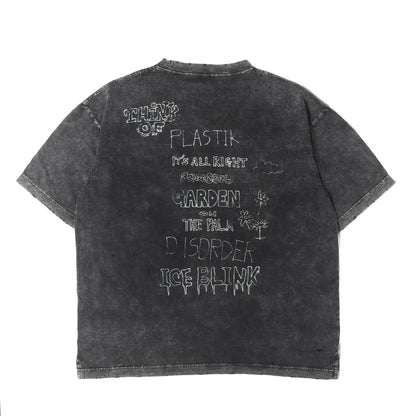 24AW ダメージ加工 キャット Tシャツ (Distressed Cat Print T-shirt)
