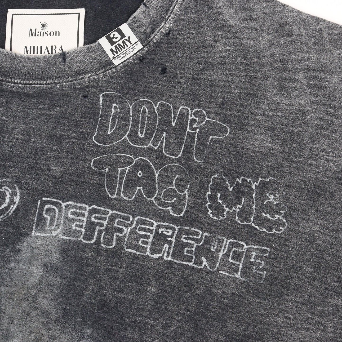 24AW ダメージ加工 キャット Tシャツ (Distressed Cat Print T-shirt)
