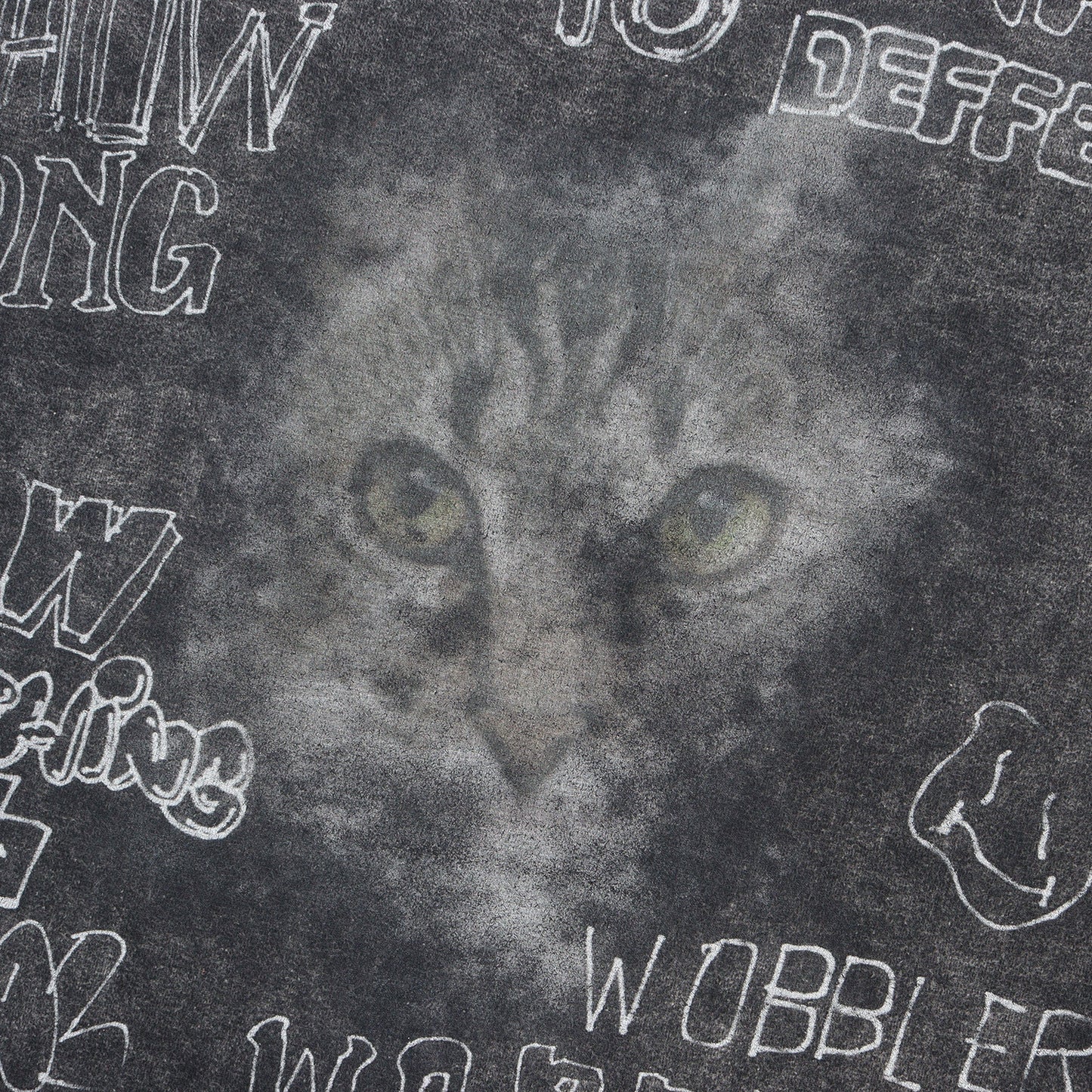 24AW ダメージ加工 キャット Tシャツ (Distressed Cat Print T-shirt)