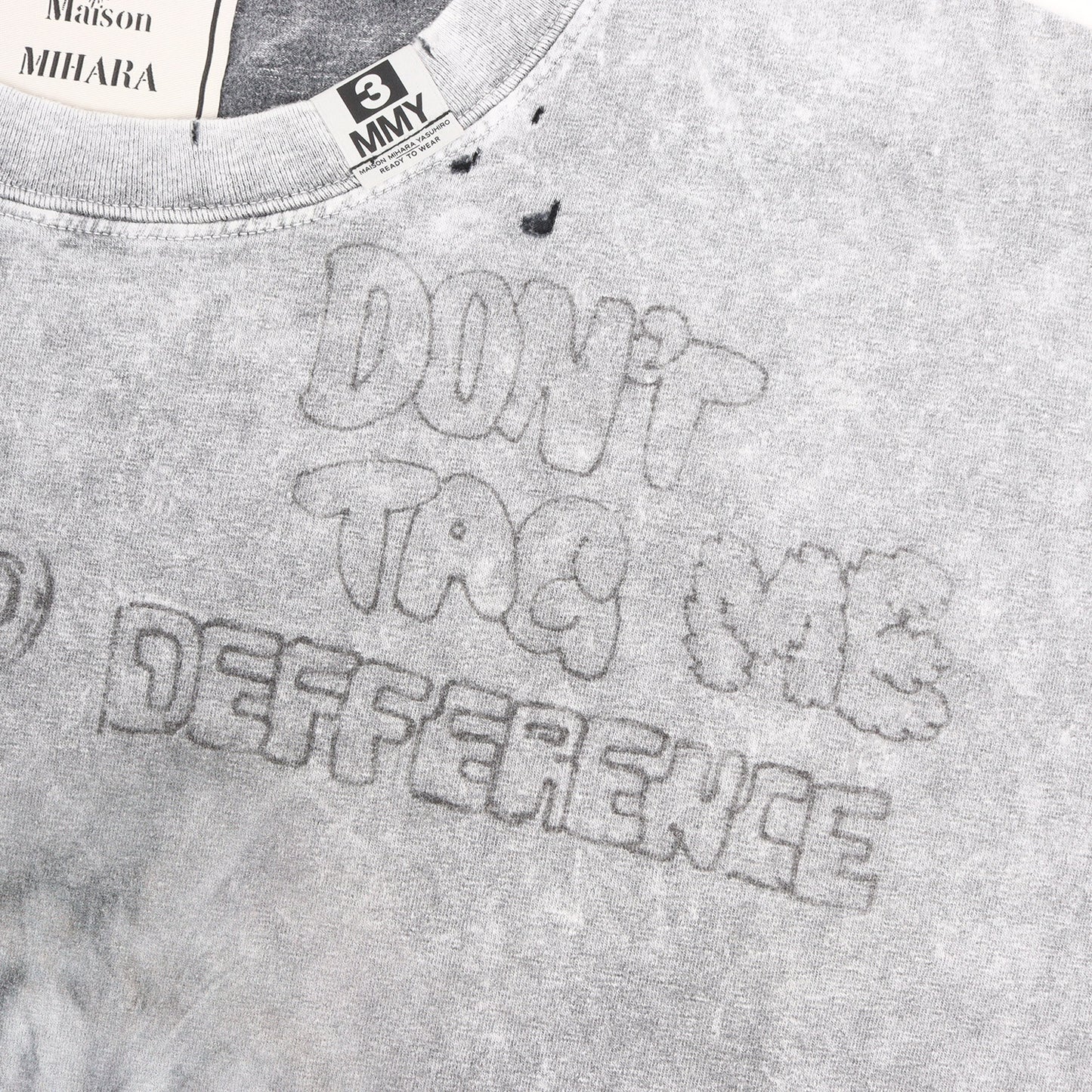 24AW ダメージ加工 キャット Tシャツ (Distressed Cat Print T-shirt)