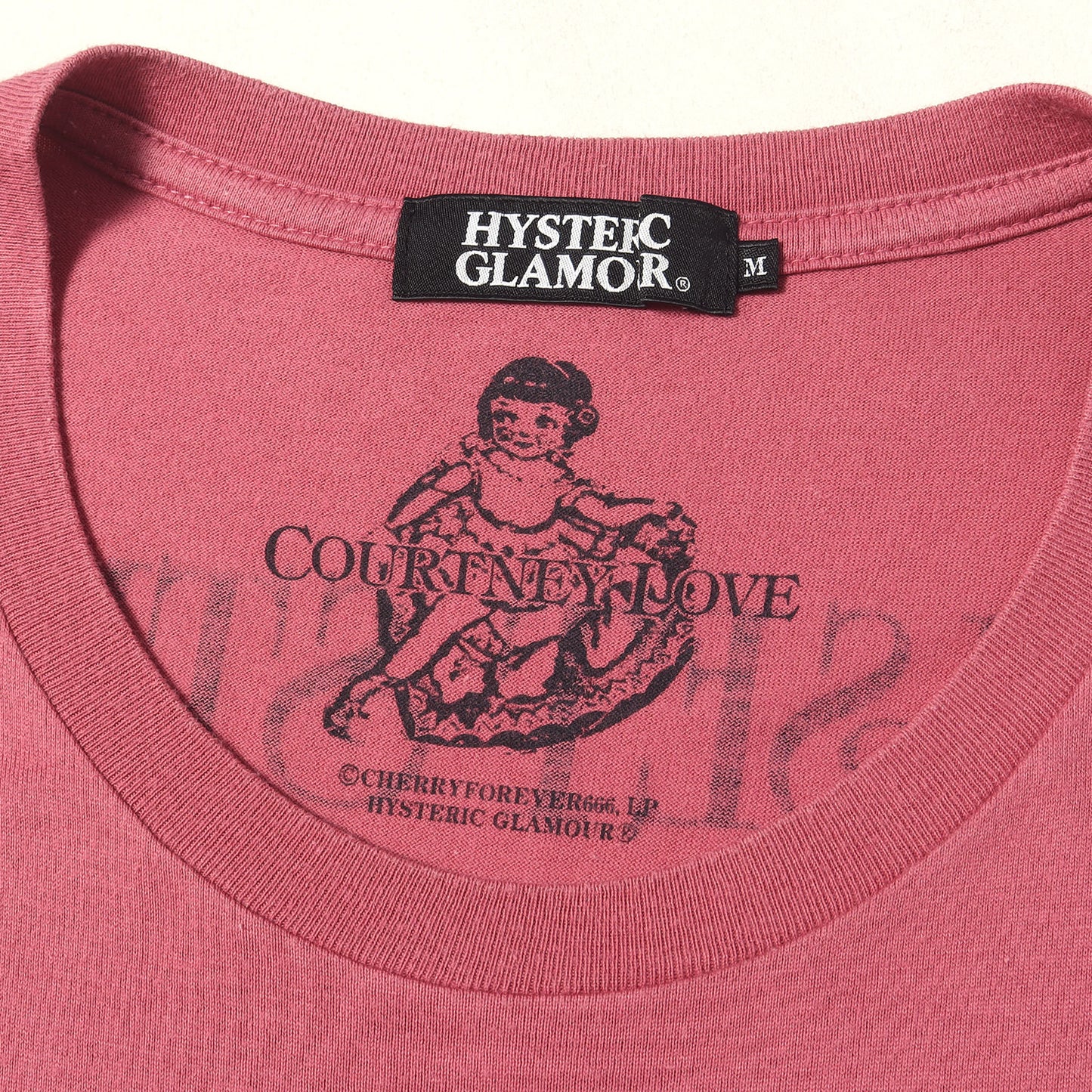 × COURTNEY LOVE フォトグラフィック Tシャツ