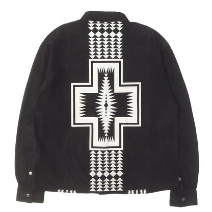 22SS チマヨプリント カンガルースエード シャツ (KANGAROO SUEDE CHIMAYO PRINT SHIRT⁡)