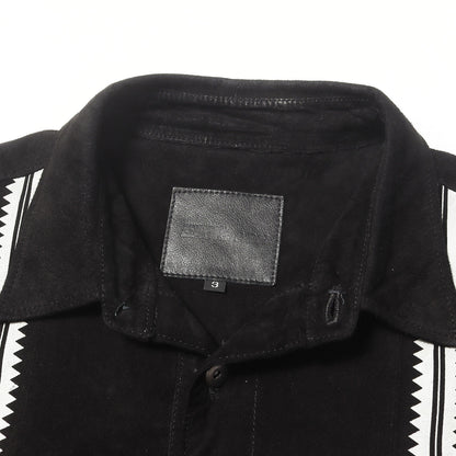 22SS チマヨプリント カンガルースエード シャツ (KANGAROO SUEDE CHIMAYO PRINT SHIRT⁡)