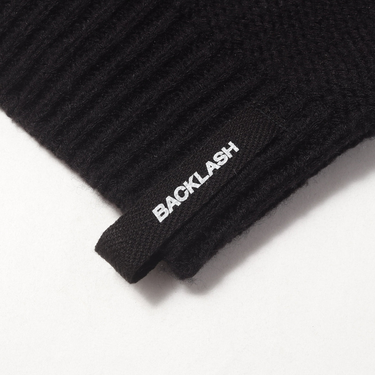 21AW モックネック パッチワーク ケーブルニット