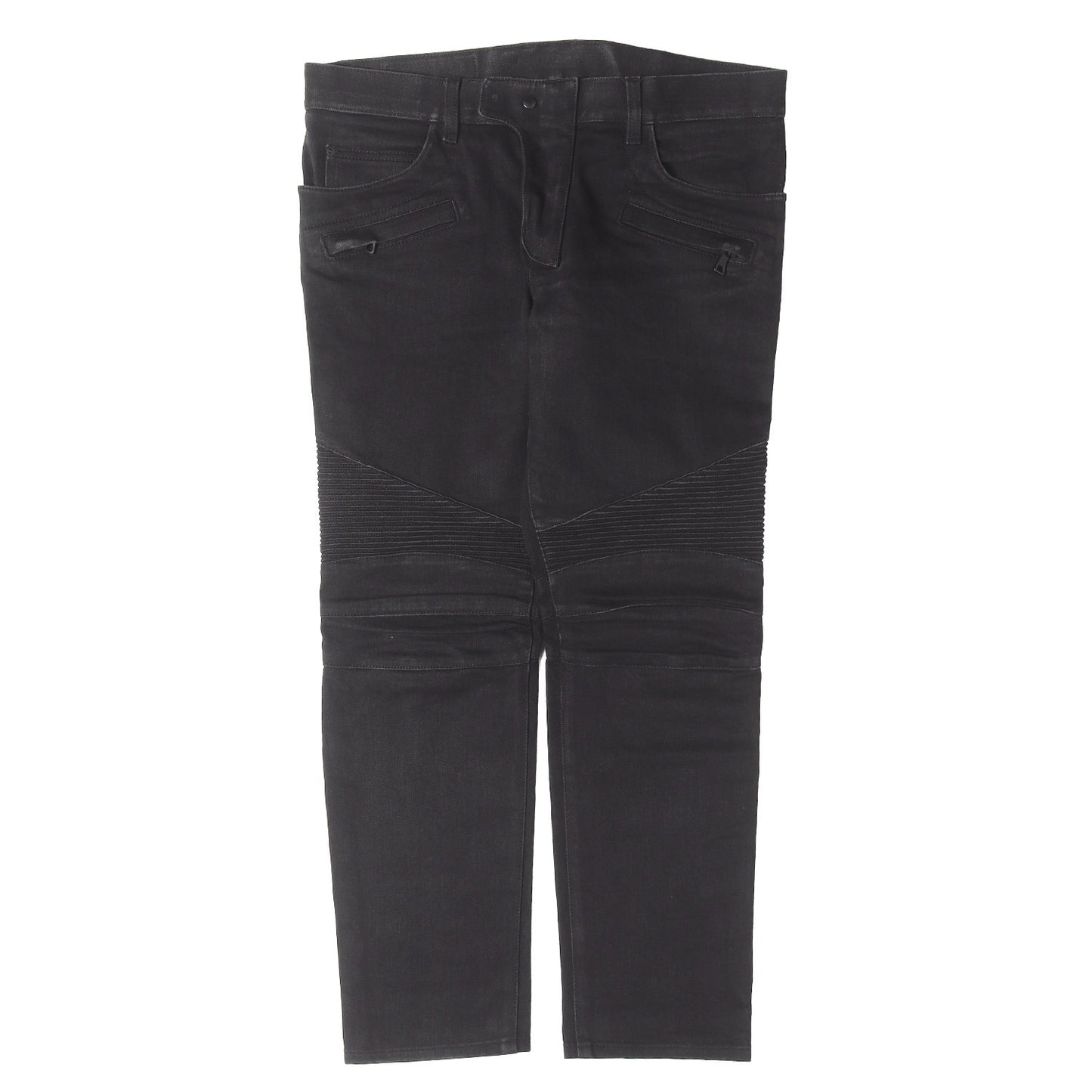 バイカー ブラックデニム パンツ (Biker Rigid Denim Pants)