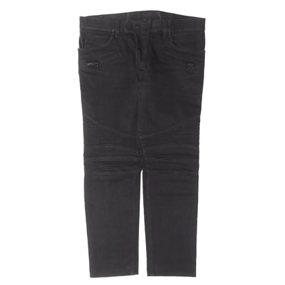 バイカー ブラックデニム パンツ (Biker Rigid Denim Pants)