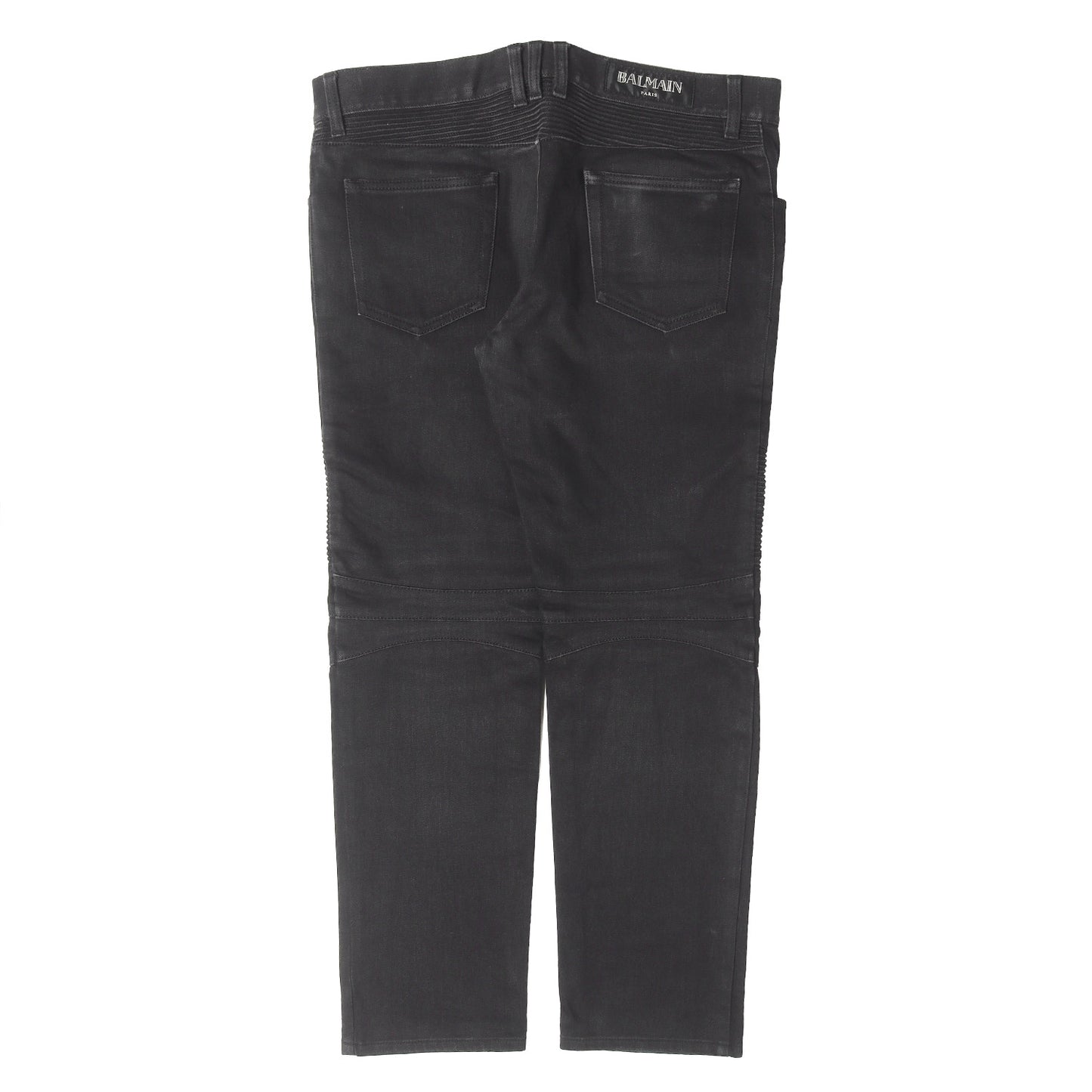 バイカー ブラックデニム パンツ (Biker Rigid Denim Pants)