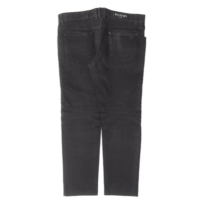 バイカー ブラックデニム パンツ (Biker Rigid Denim Pants)