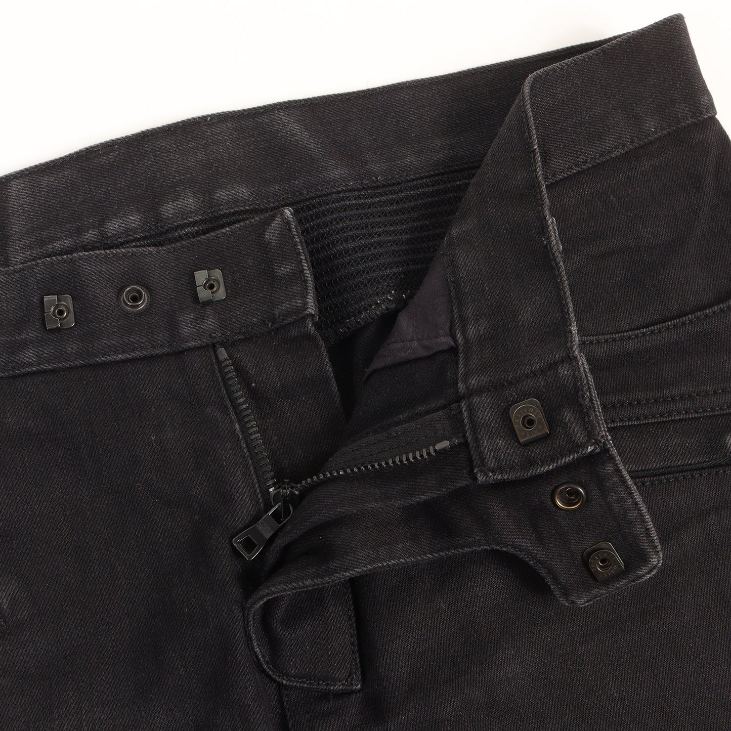 バイカー ブラックデニム パンツ (Biker Rigid Denim Pants)