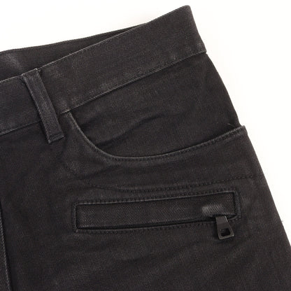 バイカー ブラックデニム パンツ (Biker Rigid Denim Pants)