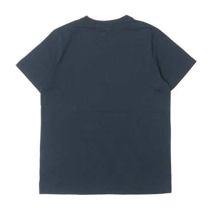 フラワー刺繍 ロゴ Tシャツ