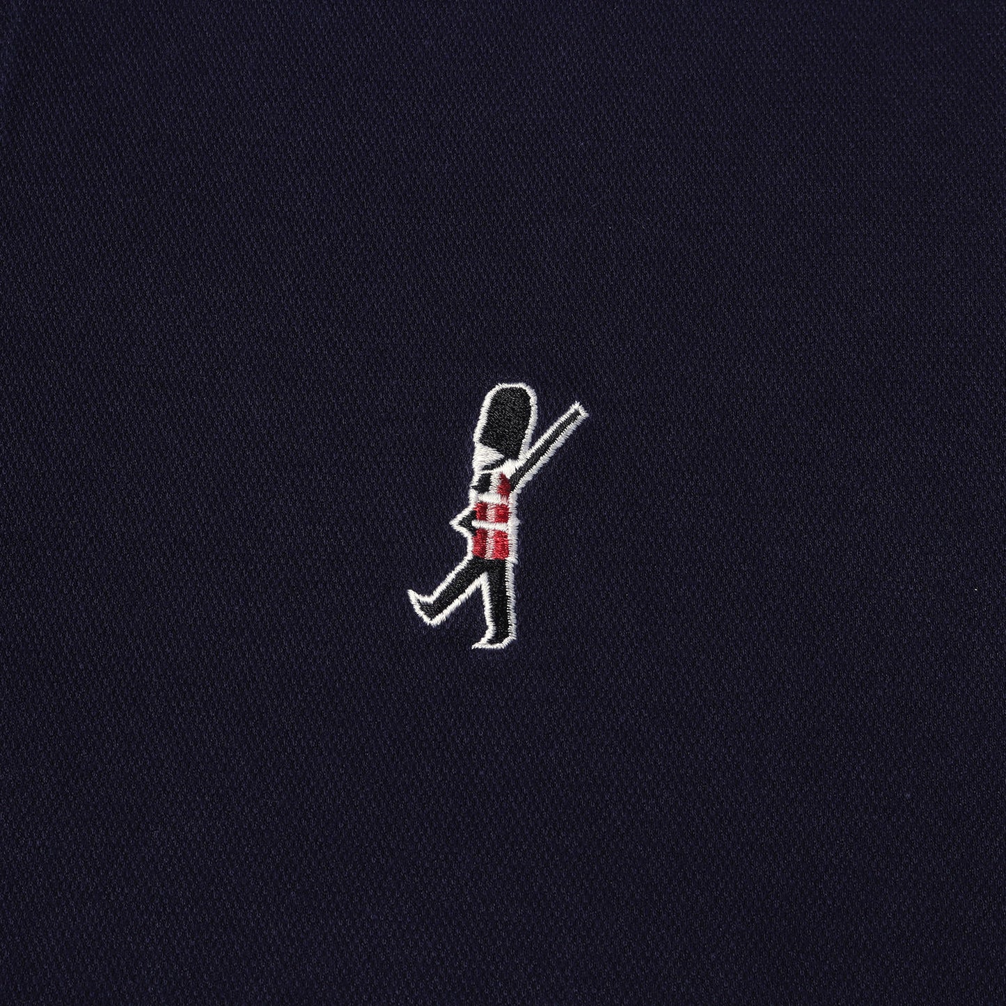 ワンポイント キングスガードワッペン刺繍 ピケ ポロシャツ