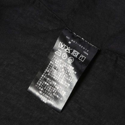 25SS KHADIコットン 半袖オープンカラーシャツ
