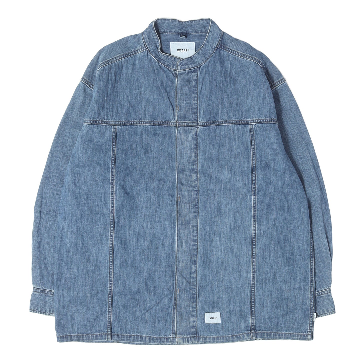 ストーンウォッシュ加工 デニム 長袖シャツ (THOMPSON LS / SHIRT. COTTON. DENIM)