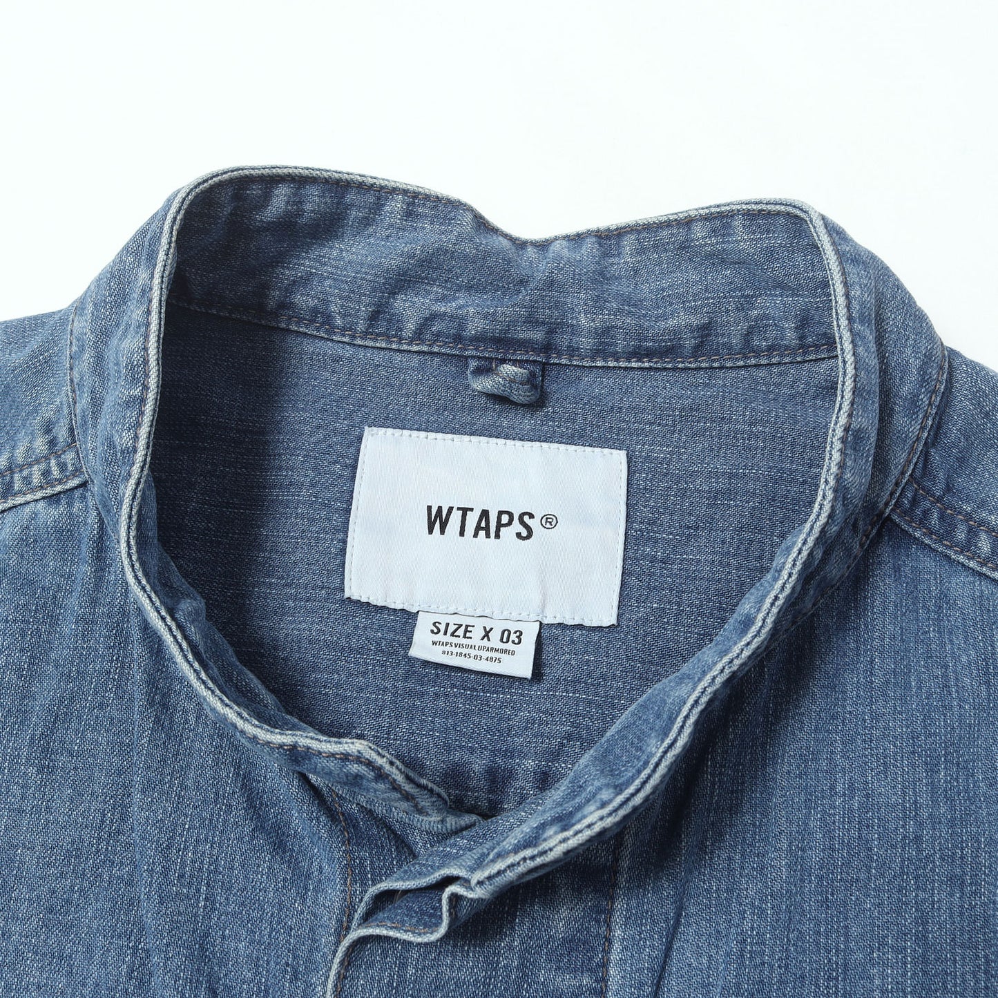 ストーンウォッシュ加工 デニム 長袖シャツ (THOMPSON LS / SHIRT. COTTON. DENIM)