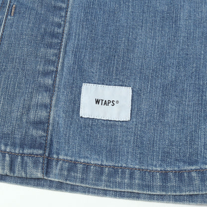 ストーンウォッシュ加工 デニム 長袖シャツ (THOMPSON LS / SHIRT. COTTON. DENIM)