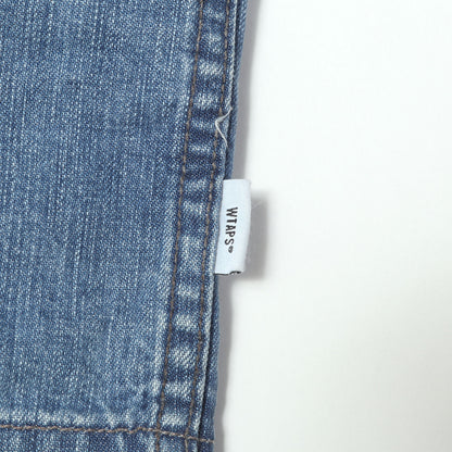 ストーンウォッシュ加工 デニム 長袖シャツ (THOMPSON LS / SHIRT. COTTON. DENIM)