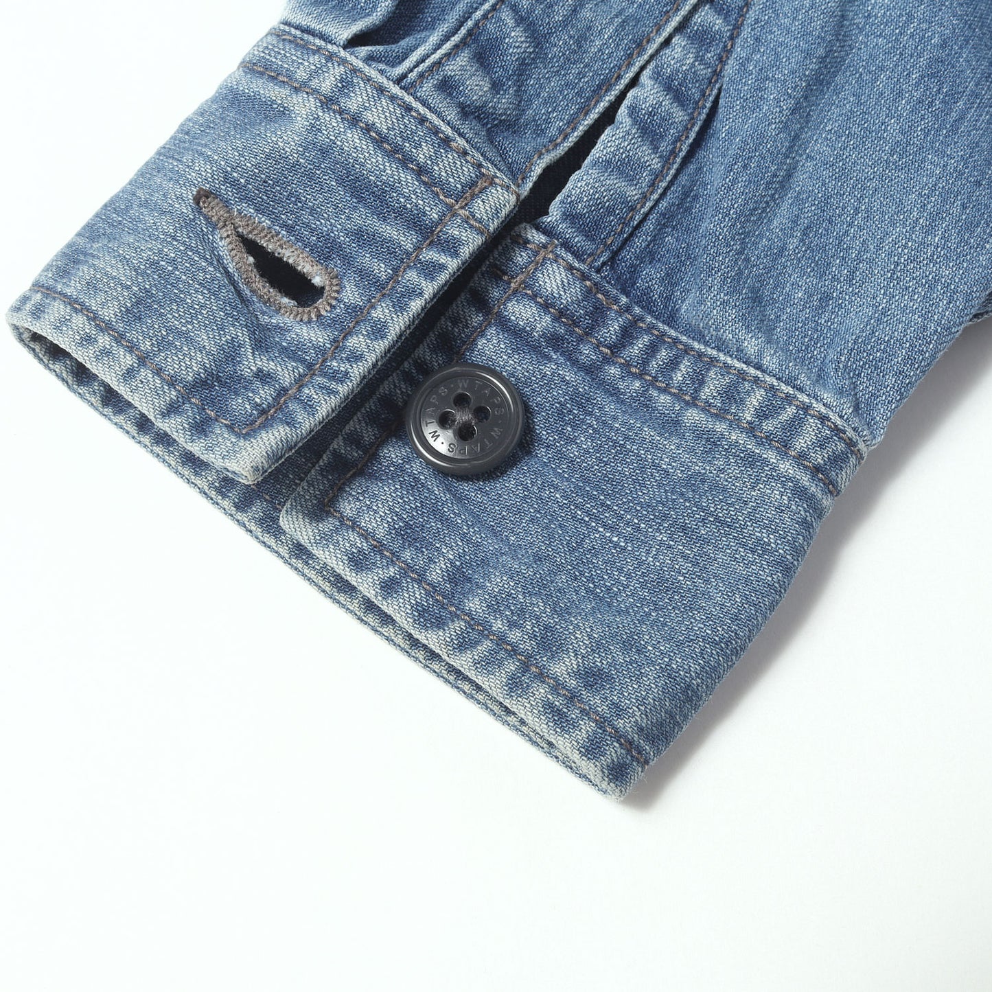 ストーンウォッシュ加工 デニム 長袖シャツ (THOMPSON LS / SHIRT. COTTON. DENIM)