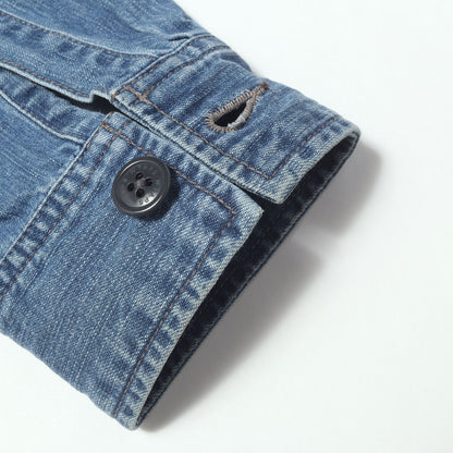 ストーンウォッシュ加工 デニム 長袖シャツ (THOMPSON LS / SHIRT. COTTON. DENIM)