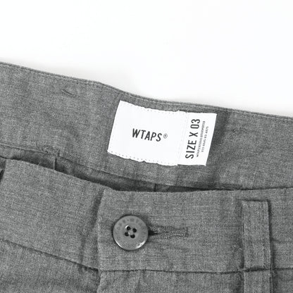ツータック リップストップ トラウザー ワークパンツ (TUCK TROUSERS.COTTON.RIPSTOP)