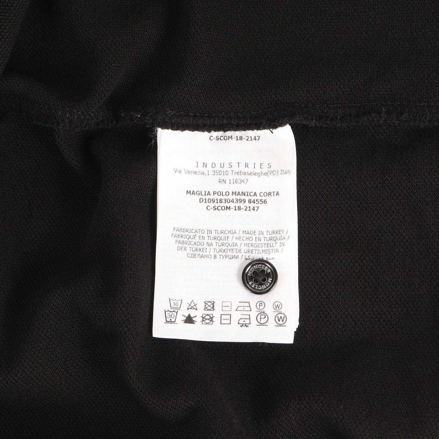 アイコンワッペン ピケ ポロシャツ (MAGLIA POLO MANICA CORTA)