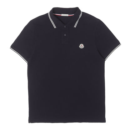 ワンポイント アイコンロゴワッペン刺繍 ピケポロシャツ (MAGLIA POLO MANICA CORTA)